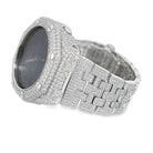 Full Bustdown 17.50 Carat VVS Moissanite Iced Out G Shock GA2100 Watch HipHopBling