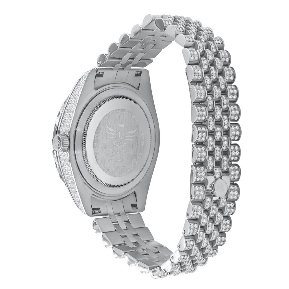 Full Bustdown Jubilee Iced Out Watch 4 Colors HipHopBling