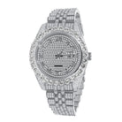 Full Bustdown Jubilee Iced Out Watch 4 Colors Yellow Gold HipHopBling