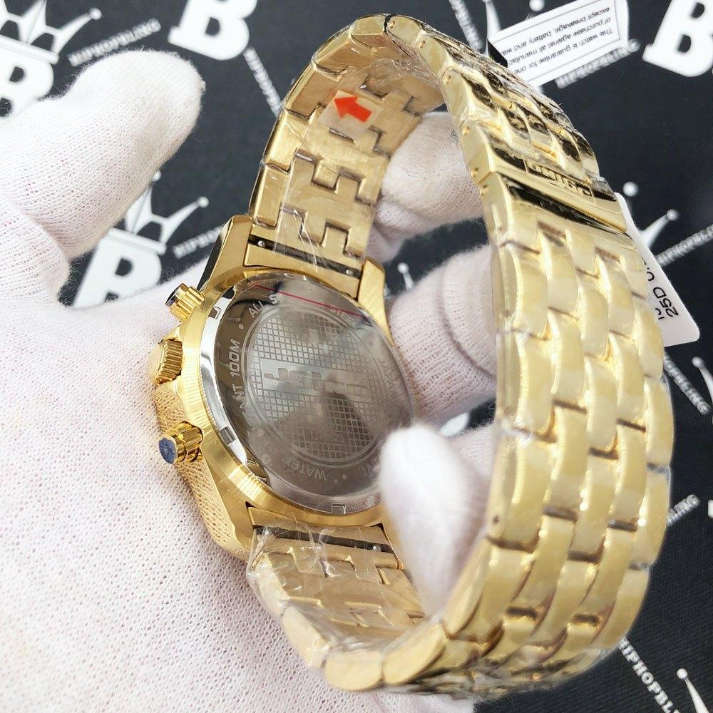 Gold Classic Chrono .25 Carat Diamond Hip Hop Watch JoJino HipHopBling