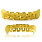 Gold Cuban Grillz Set HipHopBling