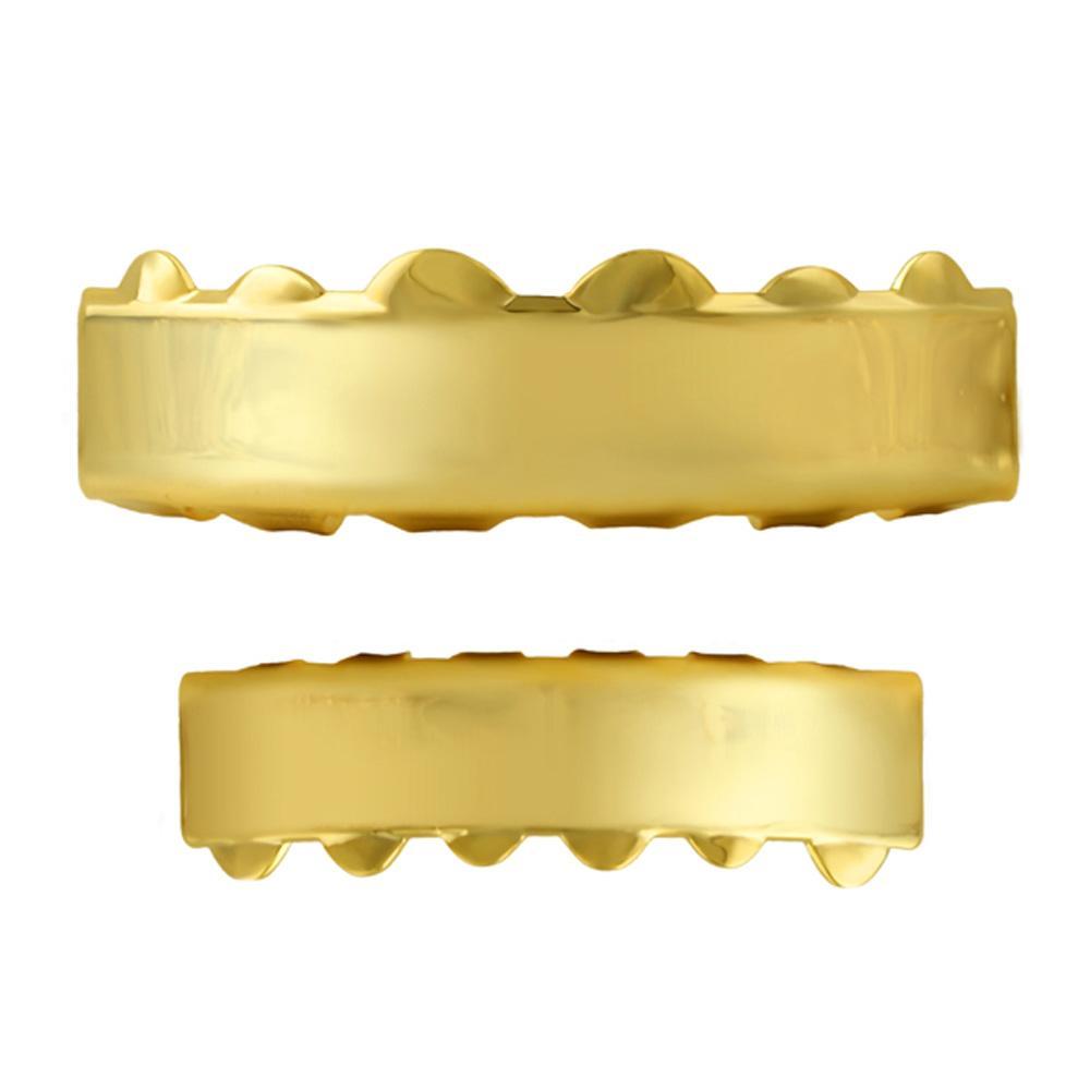 Gold Grillz Bar Style Set HipHopBling