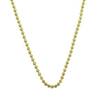 Gold Moon Cut Chain .925 Sterling Silver 2MM 18" HipHopBling