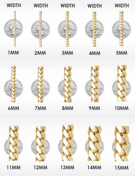 Gold Plated Cuban Box Chain Necklace 8MM HipHopBling