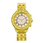 Gold Roman Chrono Dial .25 Carat Diamond Hip Hop Watch JoJino HipHopBling
