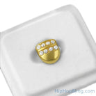 Gold Tooth 2 Row Ice Grillz HipHopBling