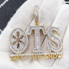 Got the Snow Baguette CZ Hip Hop Iced Out Pendant Yellow Gold HipHopBling
