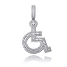 Handicap Baguette Iced Out Hip Hop Pendant Yellow Gold HipHopBling