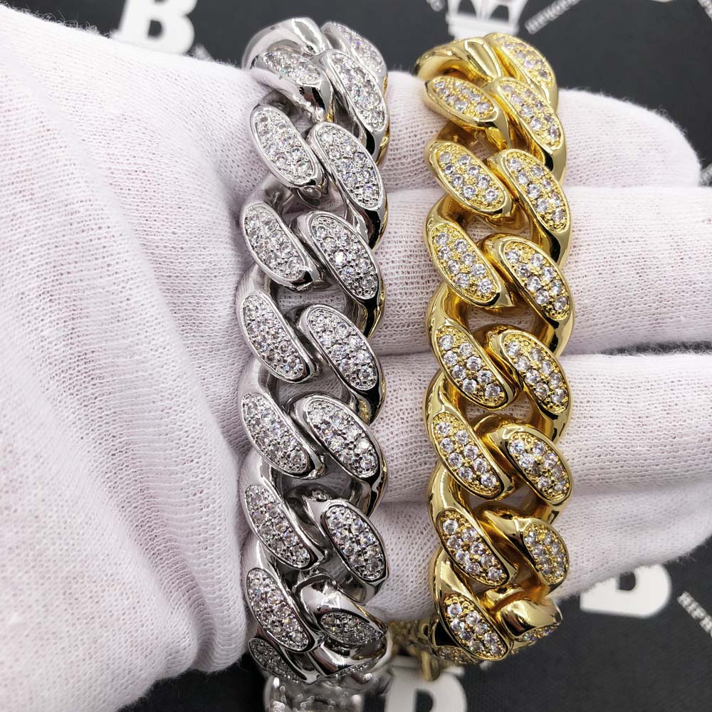 HEAVY 20MM Cuban Link Hip Hop Bling Bling Chain Yellow Gold 18" HipHopBling