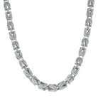 Hip Hop Bling 3D Turkish Iced Out Chain 8MM Yellow Gold 18" HipHopBling