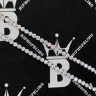 Hip Hop Bling VVS Iced Out Tennis Bracelet 4MM White Gold 8" HipHopBling