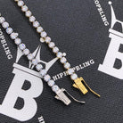 Hip Hop Bling VVS Iced Out Tennis Bracelet 4MM Yellow Gold 8" HipHopBling