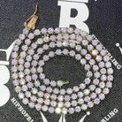 Hip Hop Bling VVS Iced Out Tennis Chain 4MM White Gold 16" HipHopBling