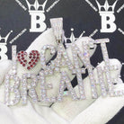 I Can't Breathe Bling Bling Hip Hop Pendant White Gold HipHopBling