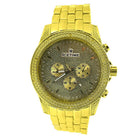 IceTime Storm Gold Hip Hop Watch .10ct Diamonds HipHopBling