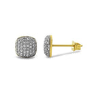 Icey Gold Bling Bling CZ Earrings HipHopBling