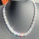 Infinity 10MM Moissanite Iced Out Chain .925 Sterling Silver 18" HipHopBling