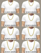 IP Gold 10MM Cuban 316L Stainless Steel Chain Box Clasp 36" HipHopBling