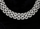 Jubilee Jumbo Hip Hop Bling Bling CZ Iced Out Chain White Gold 18" HipHopBling