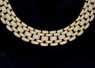Jubilee Jumbo Hip Hop Bling Bling CZ Iced Out Chain Yellow Gold 18" HipHopBling