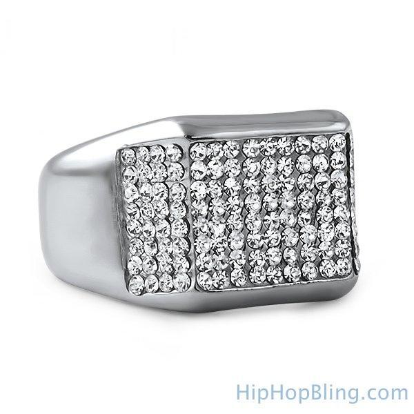 Kings Bling Bling Stainless Steel Ring 8 HipHopBling