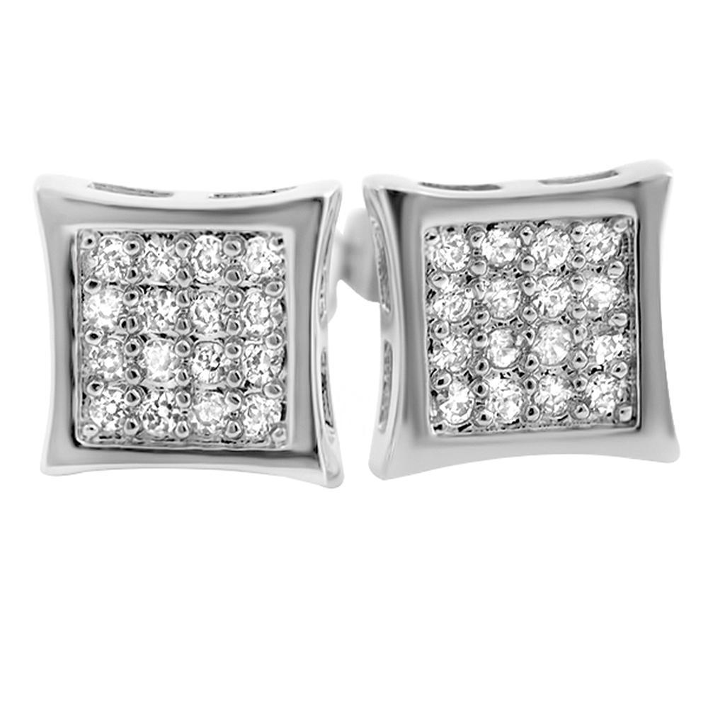 Kite 32 Stones CZ Bling Bling Earings HipHopBling