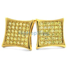 Kite 72 CZ Stones Lemonade Hip Hop Earrings HipHopBling