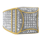 Kite Box Bling Bling Gold CZ Micro Pave Ring 7 HipHopBling