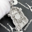Larger Jesus Piece Baguette VVS Moissanite Pendant 8.05cttw .925 Sterling Silver HipHopBling