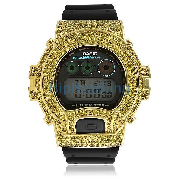 Lemonade Bling Bling Custom Casio G Shock Watch HipHopBling