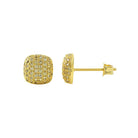 Lemonade CZ Icey Micro Pave Earrings HipHopBling
