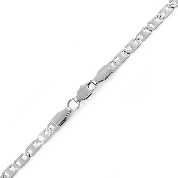 Marine Stainless Steel Bracelet 4MM HipHopBling