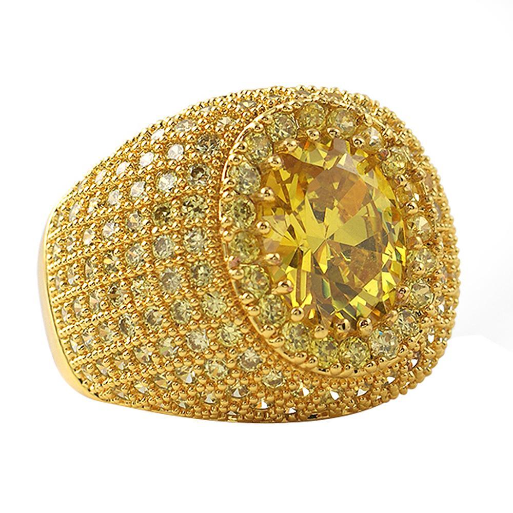 Masterpiece Lemonade CZ Bling Bling Ring 7 HipHopBling