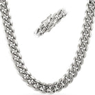 Miami Cuban Chain White Gold White Gold 4MM 18" HipHopBling