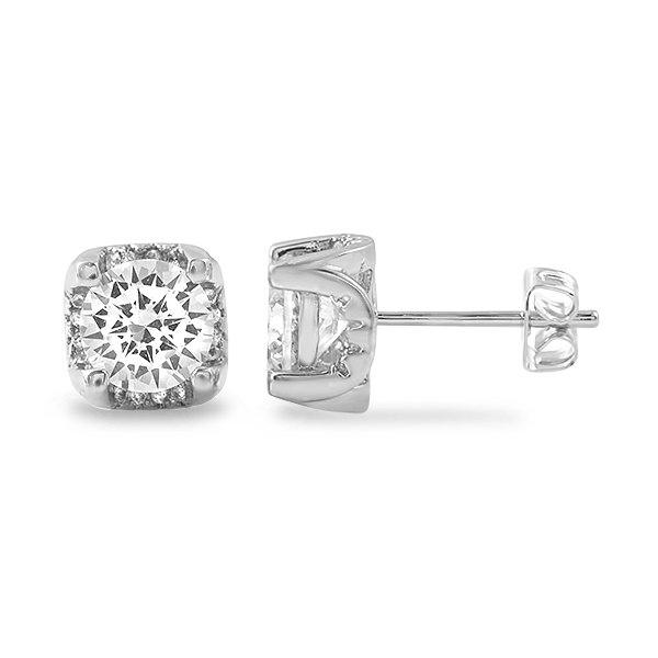 Micro Pave Setting Stud CZ Bling Bling Earrings HipHopBling