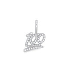 Mini 100 VVS Moissanite Pendant .925 Sterling Silver HipHopBling