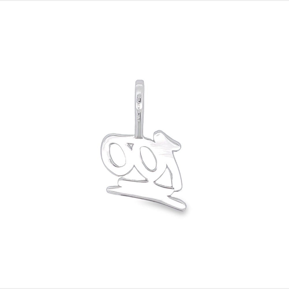 Mini 100 VVS Moissanite Pendant .925 Sterling Silver HipHopBling