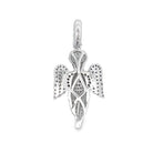 Mini Cherub Angel Praying VVS Moissanite Pendant .52cttw .925 Sterling Silver HipHopBling