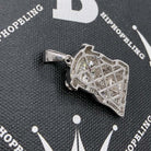 Mini Jesus VVS Moissanite Pendant .925 Sterling Silver HipHopBling