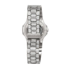 Modern CZ Stainless Steel Watch in White Gold HipHopBling