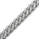 Moissanite Baguette Cuban Iced Out Bracelet 18MM .925 Sterling Silver 8" Bracelet HipHopBling