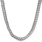 Moissanite Franco Iced Out Chain .925 Sterling Silver 18" HipHopBling