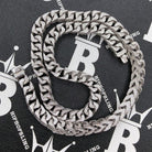 Moissanite Franco Iced Out Chain .925 Sterling Silver 18" HipHopBling