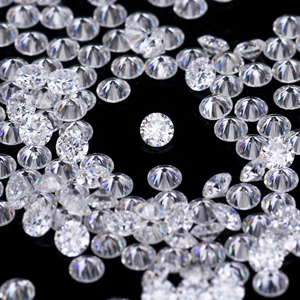 Moissanite Loose Stones Melee VVS D 1.00 Carat Total Weight All Sizes 0.80MM - 560 Pcs HipHopBling