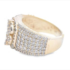 Money Cash Dollar Sign Diamond Ring 2.85cttw 10K Gold 10K White Gold HipHopBling