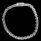 Never Fade VVS Iced Out Tennis Bracelet 6MM White Gold HipHopBling