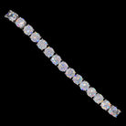 Never Fade VVS Iced Out Tennis Bracelet 6MM White Gold HipHopBling
