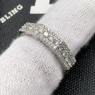 Octagon Diamond Ring 2.25cttw 14K White Gold HipHopBling