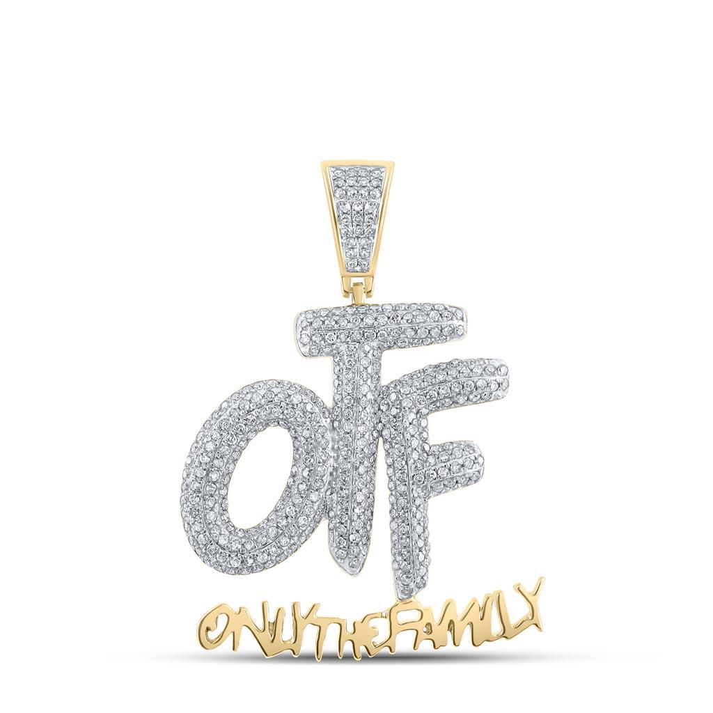 OTF Only The Family Diamond Pendant .75cttw 10K Yellow Gold HipHopBling