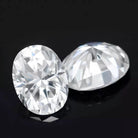 Oval Cut Certified Moissanite Loose Stone VVS D 4.0MM X 6.0MM 0.50 Carats HipHopBling